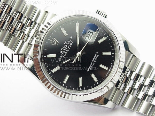 DateJust 36mm 126234 BP 1:1 Best Edition 904L Steel New Version Black Dial on Jubilee Bracelet - Image 2