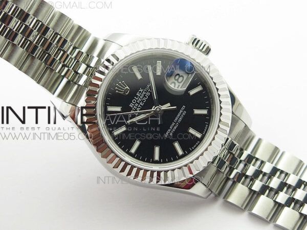 Datejust 28mm 279174 SS BP Best Edition Black Sticks Markers Dial on SS Jubilee Bracelet ETA2671 - Image 2