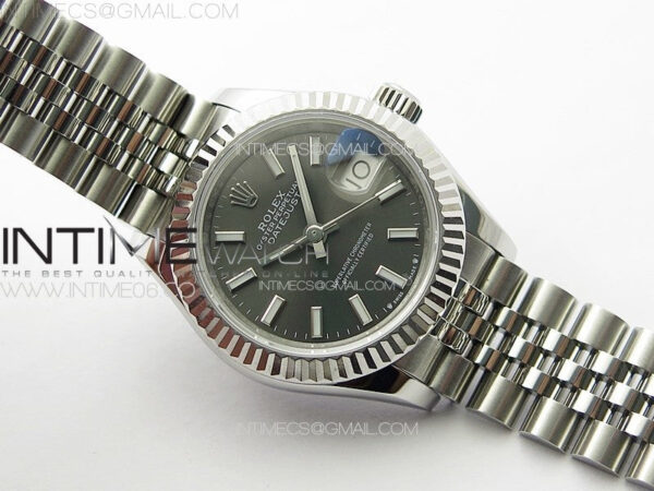 Datejust 28mm 279179 SS APSF Best Edition Gray Dial Sticks Markers on SS Jubilee Bracelet NH05 - Image 2