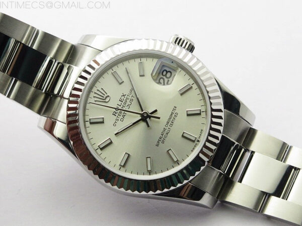 Datejust 31mm 278273 SS BP Best Edition Silver Stick Markers Dial on Oyster Bracelet - Image 2