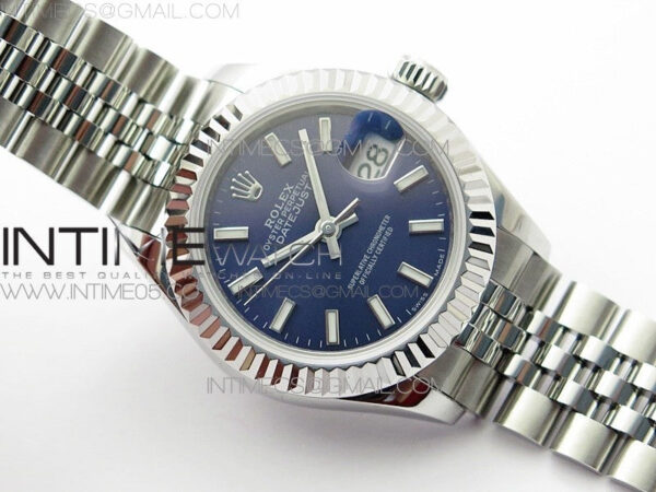 Datejust 28mm 279174 SS BP Best Edition Blue Sticks Markers Dial on SS Jubilee Bracelet ETA2671 - Image 2