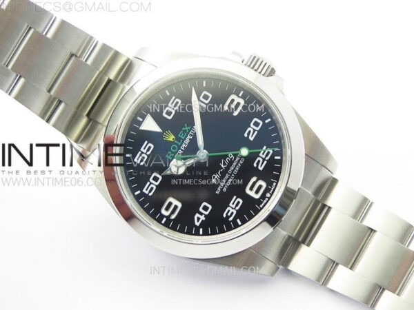 Air-King 126900 40mm 904L SS GMF 1:1 Best Edition Black Dial on 904L SS Bracelet - Image 2