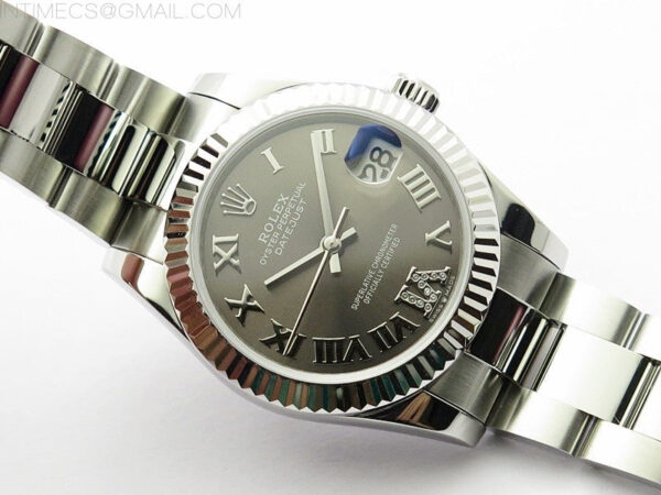 Datejust 31mm 278273 SS BP Best Edition Gray Roman Markers Dial on Oyster Bracelet - Image 2