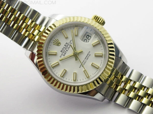 Datejust 28mm 279173 SS/YG BP Best Edition White Sticks Markers Dial on SS/YG Jubilee Bracelet ETA2671 - Image 2