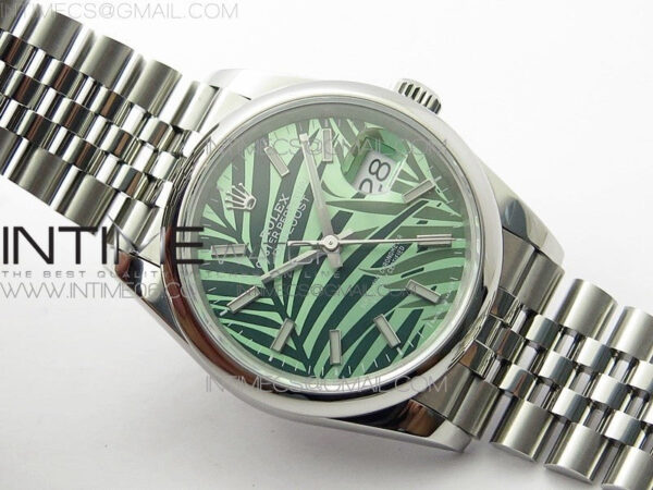 DateJust 36 SS 126200 BP 1:1 Best Edition New Green Dial on Jubilee Bracelet - Image 2