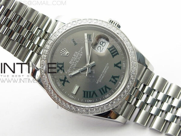 DateJust 36 SS 126284 BP 1:1 Best Edition New Blue Dial on Jubilee Bracelet - Image 2