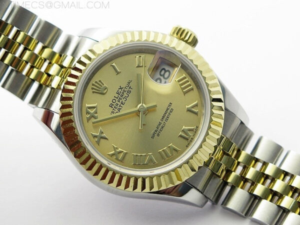 Datejust 28mm 279173 SS/YG BP Best Edition YG Roman Markers Dial on SS/YG Jubilee Bracelet ETA2671 - Image 3