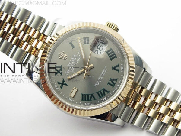 DateJust 36 SS/RG 126231 BP 1:1 Best Edition Gray Dial on Jubilee Bracelet - Image 2