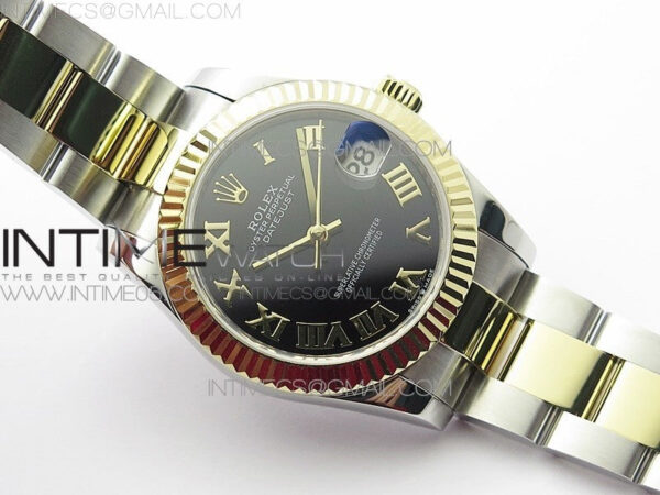 Datejust 31mm 278273 SS/YG BP Best Edition Black Roman Markers Dial on SS/YG Oyster Bracelet - Image 2