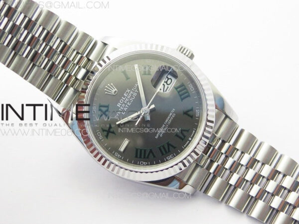 DateJust 36 SS 126234 VSF 1:1 Best Edition 904L Steel Gray Dial Roman Markers on Jubilee Bracelet VS3235 - Image 2