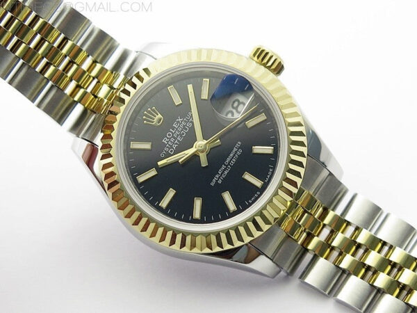 Datejust 28mm 279173 SS/YG BP Best Edition Black Sticks Markers Dial on SS/YG Jubilee Bracelet ETA2671 - Image 2