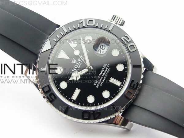 Yacht-Master 42mm 226659 VSF 1:1 Best Edition 3D Black Ceramic Bezel on Black Rubber Strap VS3235 - Image 2