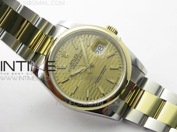 DateJust 36 SS/YG 126203 JDF 1:1 Best Edition New YG Dial on Oyster Bracelet - Image 2