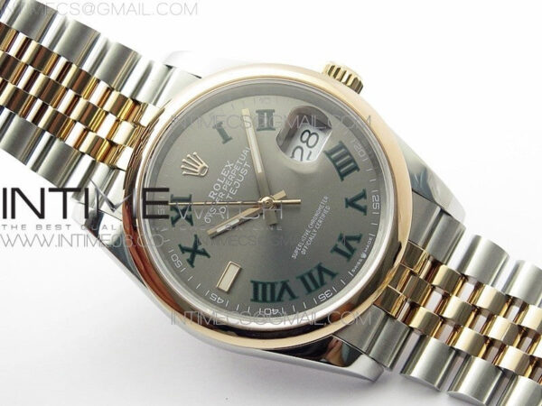 DateJust 36 SS/RG 126201 BP 1:1 Best Edition Gray Dial on Jubilee Bracelet - Image 2