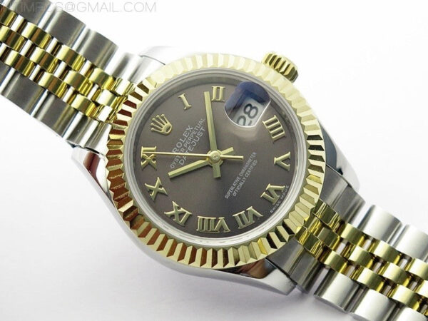 Datejust 28mm 279173 SS/YG BP Best Edition Gray Roman Markers Dial on SS/YG Jubilee Bracelet ETA2671 - Image 2