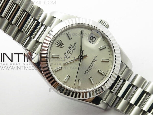 Datejust 31mm 278275 SS BP Best Edition Silver Stick Markers Dial on SS President Bracelet - Image 2