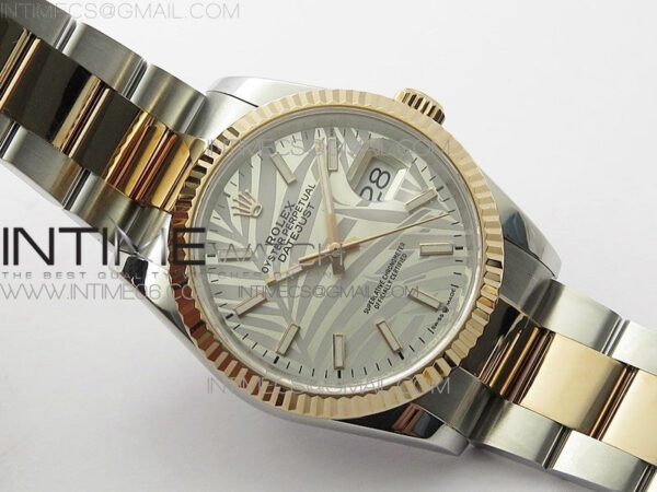 DateJust 36 SS/RG 126231 BP 1:1 Best Edition Silevr/Gray Dial on Oyster Bracelet - Image 2