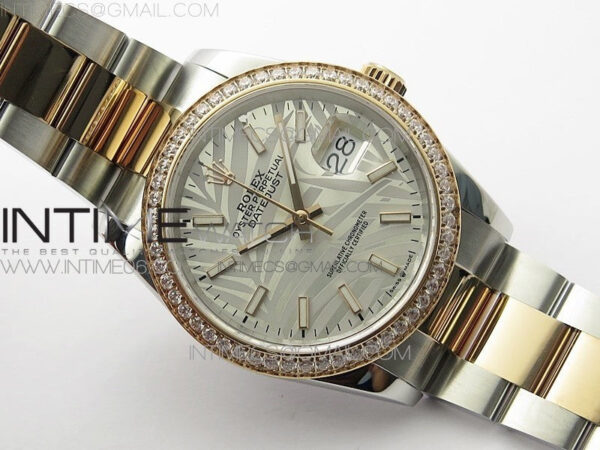 DateJust 36 SS/RG 126281 BP 1:1 Best Edition Silver/Gray Dial on Oyster Bracelet - Image 2