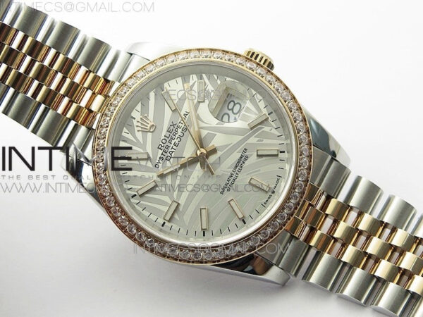 DateJust 36 SS/RG 126281 BP 1:1 Best Edition Silver/Gray Dial on Jubilee Bracelet - Image 2