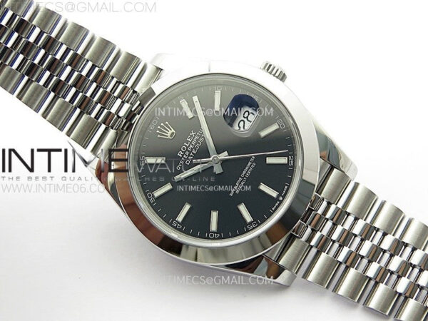 DateJust 41 126300 904L SS VSF 1:1 Best Edition Black Dial on Jubilee Bracelet VS3235 - Image 2
