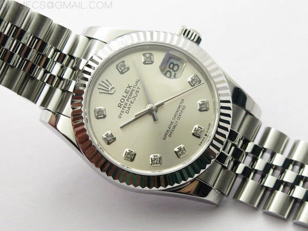 Datejust 31mm 278271 SS BP Best Edition Silver Crystal Markers Dial on Jubilee Bracelet - Image 2