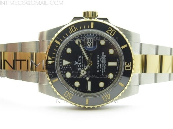 Yacht-Master 42mm 226659 316L BP 1:1 Best Edition 3D Black Ceramic Bezel on Black Rubber Strap SA3235 - Image 3