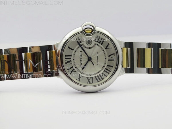 Ballon Bleu 42mm SS/YG K3F 1:1 Best Edition White Texture Dial on SS Bracelet A2824 - Image 3