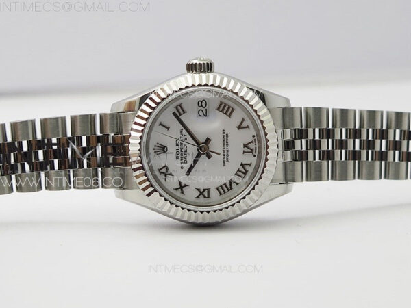 Datejust 28mm 279179 SS APSF Best Edition White Dial Roman Markers on SS Jubilee Bracelet NH05 - Image 4