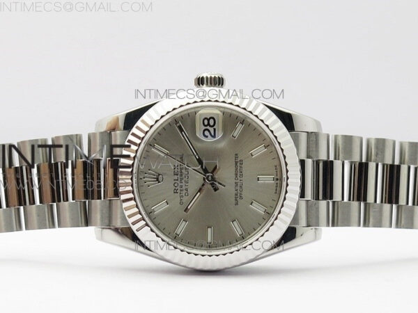 Datejust 31mm 278275 SS BP Best Edition Silver Stick Markers Dial on SS President Bracelet - Image 3