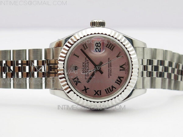 Datejust 28mm 279174 SS BP Best Edition Pink Roman Markers Dial on SS Jubilee Bracelet ETA2671 - Image 3