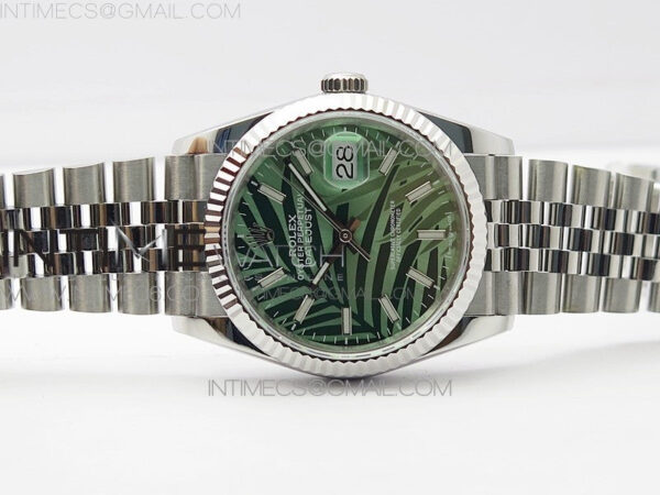 DateJust 36 SS 126234 BP 1:1 Best Edition New Green Dial on Jubilee Bracelet - Image 3
