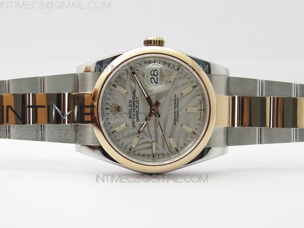 DateJust 36 SS/RG 126201 BP 1:1 Best Edition Silver/Gray Dial on Oyster Bracelet - Image 3