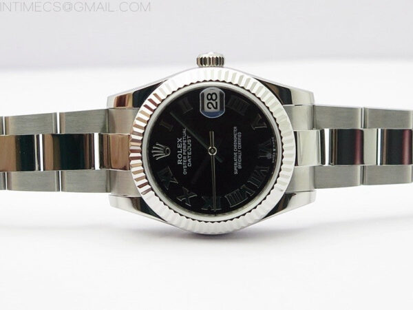 Datejust 31mm 278273 SS BP Best Edition Black Roman Markers Dial on Oyster Bracelet - Image 3
