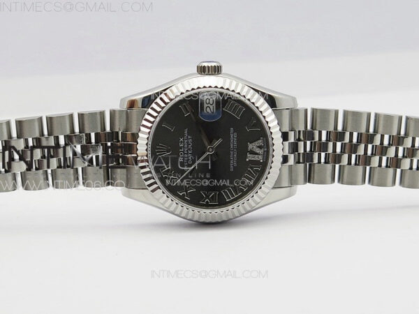 DateJust 31mm 178271 SS APSF Best Edition Gray Dial Roman Markers on Jubilee Bracelet A2824 - Image 3