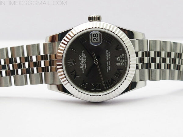 Datejust 31mm 278271 SS BP Best Edition Gray Roman Markers Dial on Jubilee Bracelet - Image 3