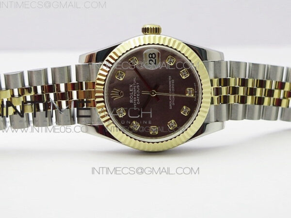Datejust 31mm 278273 SS/YG BP Best Edition Brown MOP Diamond Markers Dial on SS/YG Jubilee Bracelet - Image 3