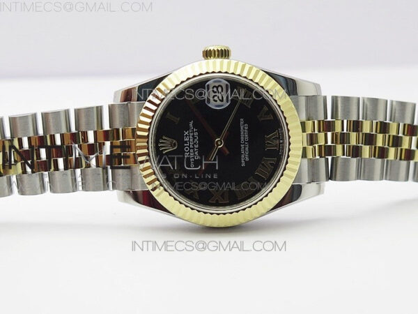 Datejust 31mm 278273 SS/YG BP Best Edition Black Roman Markers Dial on SS/YG Jubilee Bracelet - Image 3