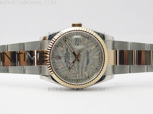 DateJust 36 SS/RG 126231 BP 1:1 Best Edition Silevr/Gray Dial on Oyster Bracelet - Image 3