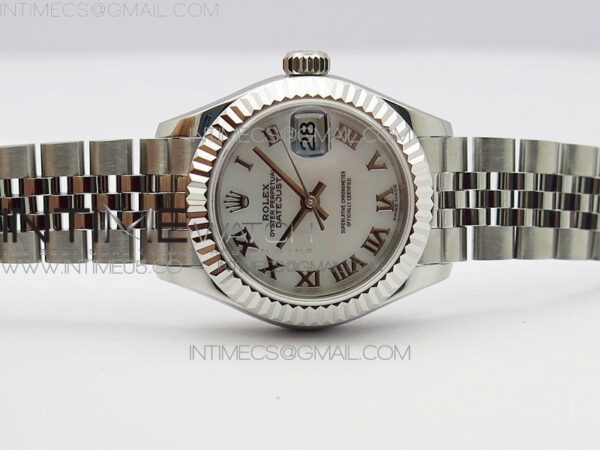Datejust 28mm 279174 SS BP Best Edition White Roman Markers Dial on SS Jubilee Bracelet ETA2671 - Image 3
