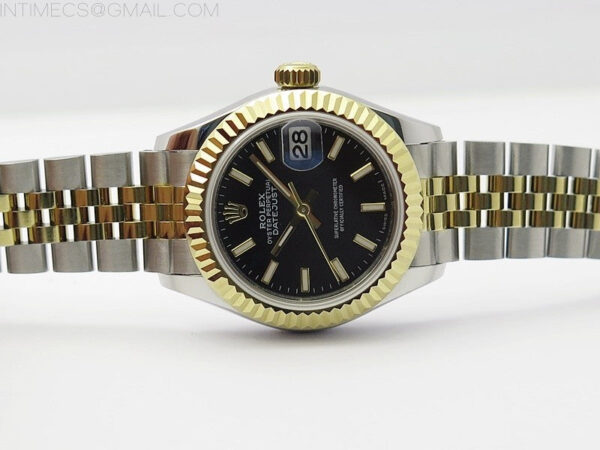 Datejust 28mm 279173 SS/YG BP Best Edition Black Sticks Markers Dial on SS/YG Jubilee Bracelet ETA2671 - Image 3