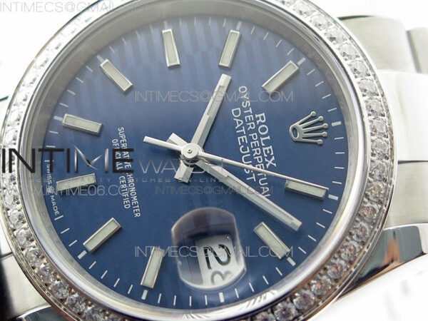 DateJust 36 SS 126234 BP 1:1 Best Edition New Blue Dial on Oyster Bracelet - Image 3