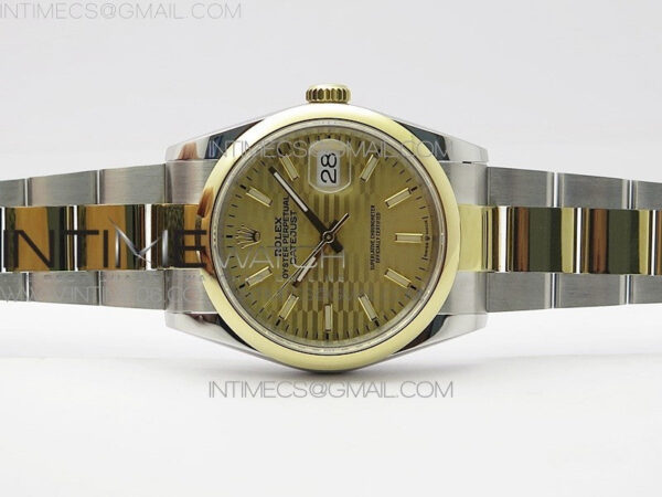 DateJust 36 SS/YG 126203 JDF 1:1 Best Edition New YG Dial on Oyster Bracelet - Image 3