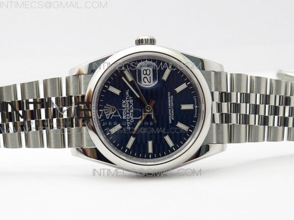 DateJust 36 SS 126200 BP 1:1 Best Edition New Blue Dial on Jubilee Bracelet - Image 4