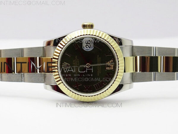 Datejust 31mm 278273 SS/YG BP Best Edition Brown Roman Markers Dial on SS/YG Oyster Bracelet - Image 3