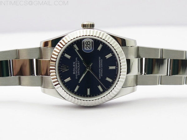 Datejust 31mm 278273 SS BP Best Edition Blue Stick Markers Dial on Oyster Bracelet - Image 3