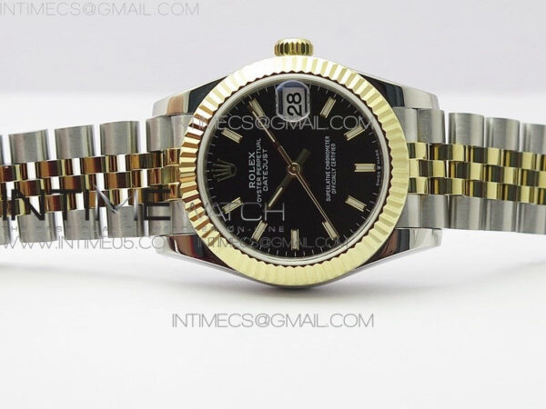 Datejust 31mm 278273 SS/YG BP Best Edition Black Stick Markers Dial on SS/YG Jubilee Bracelet - Image 3
