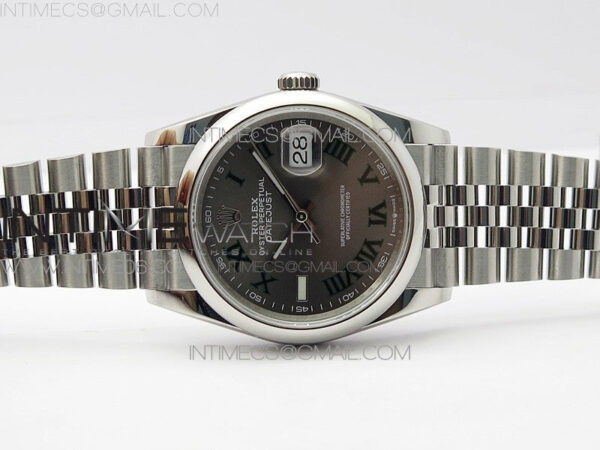 DateJust 36 SS 126200 BP 1:1 Best Edition Gray Dial on Jubilee Bracelet - Image 3