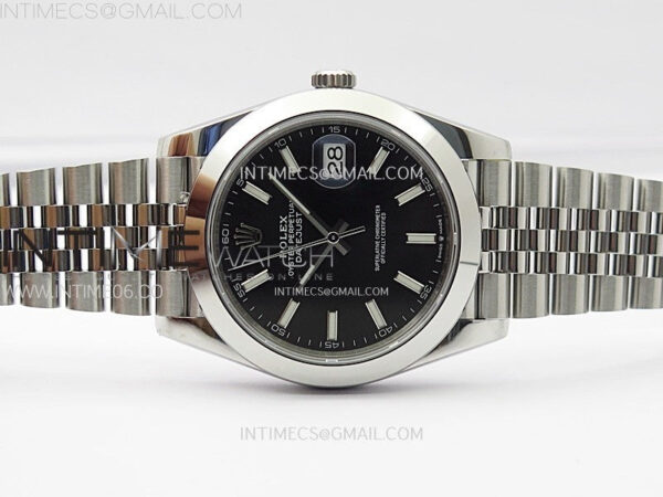 DateJust 41 126300 904L SS VSF 1:1 Best Edition Black Dial on Jubilee Bracelet VS3235 - Image 3