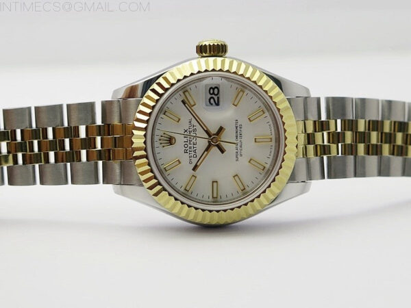 Datejust 28mm 279173 SS/YG BP Best Edition White Sticks Markers Dial on SS/YG Jubilee Bracelet ETA2671 - Image 4