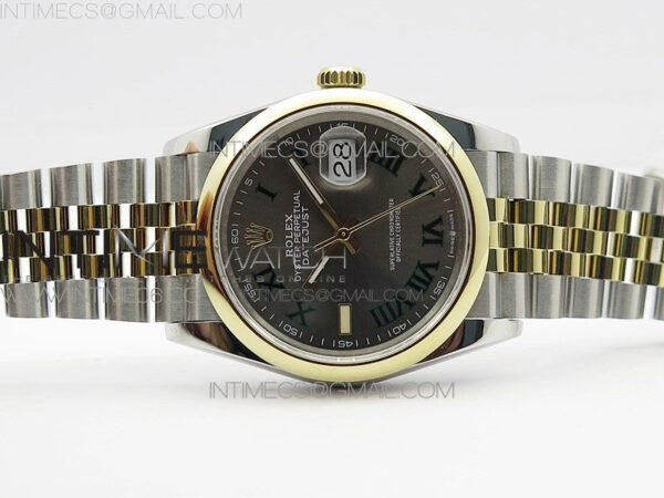 DateJust 36 SS/YG 126203 JDF 1:1 Best Edition Gray Dial on Jubilee Bracelet - Image 2
